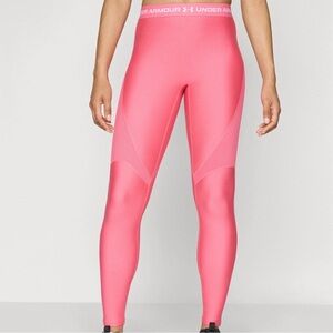 NWT Under Armour Women's Pink HeatGear Leggings